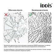 Душевая перегородка Iddis Slide 110 SLI8GS1i23 профиль Графит стекло прозрачное-3