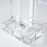 Настольная лампа Artelamp Clint A4022LT-1CC цвет плафона/подвески Белый, цвет арматуры Прозрачный, Хром-2