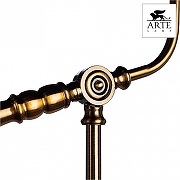 Настольная лампа Artelamp Seville A1509LT-1PB цвет плафона/подвески Белый, цвет арматуры Медь-4