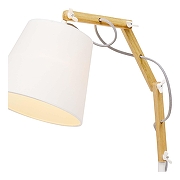 Настольная лампа Artelamp Pinocchio A5700LT-1WH цвет плафона/подвески Белый, цвет арматуры Бежевый, Белый-4