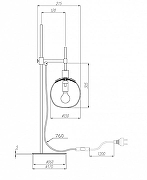 Настольная лампа Maytoni Erich MOD221-TL-01-G цвет плафона/подвески Белый, цвет арматуры Золото-6