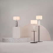 Настольная лампа Maytoni Modern Muse MOD304TL-01GR цвет плафона/подвески Белый, цвет арматуры Серый, Хром, Прозрачный-4