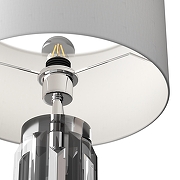 Настольная лампа Maytoni Modern Muse MOD304TL-01GR цвет плафона/подвески Белый, цвет арматуры Серый, Хром, Прозрачный-6