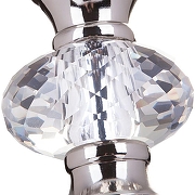 Настольная лампа Maytoni Riverside MOD018TL-01CH цвет плафона/подвески Белый, цвет арматуры Прозрачный, Хром-5