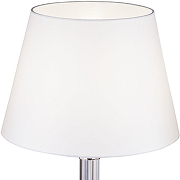 Настольная лампа Maytoni Riverside MOD018TL-01CH цвет плафона/подвески Белый, цвет арматуры Прозрачный, Хром-7