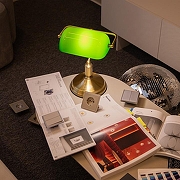 Настольная лампа Maytoni Kiwi Z153-TL-01-BS цвет плафона/подвески Зеленый, цвет арматуры Желтый-6