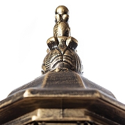 Фонарь Artelamp Atlanta A1046PA-1BN цвет плафона/подвески Прозрачный, цвет арматуры Бронза-3