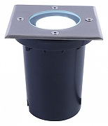 Тротуарный светильник Artelamp Piazza A6015IN-1SS цвет плафона/подвески Нержавеющая сталь, Прозрачный, цвет арматуры Черный