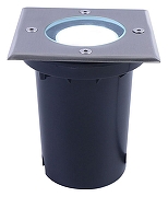 Тротуарный светильник Artelamp Piazza A6015IN-1SS цвет плафона/подвески Нержавеющая сталь, Прозрачный, цвет арматуры Черный-1