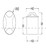 Встраиваемый светильник Maytoni B1scott1 O036-L3B3K цвет плафона/подвески Черный, цвет арматуры Черный-8