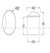 Встраиваемый светильник Maytoni B1scott1 O035-L3B3K цвет плафона/подвески Черный, цвет арматуры Черный-3