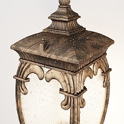 Ландшафтный светильник Maytoni Fleur O414FL-01GB1 цвет плафона/подвески Прозрачный, цвет арматуры Черный, Золото-6