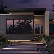 Ландшафтный светильник Maytoni Paso O595FL-L12B3K цвет плафона/подвески Белый, цвет арматуры Черный-9