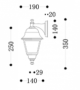 Настенный светильник Maytoni Abbey Road O003WL-01B цвет плафона/подвески Прозрачный, цвет арматуры Черный-1
