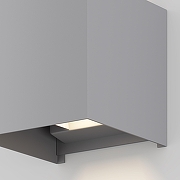 Настенный светильник Maytoni Fulton O572WL-L20GR3K цвет плафона/подвески Серый, цвет арматуры Серый-4