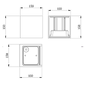Настенный светильник Maytoni Fulton O572WL-L20W3K цвет плафона/подвески Белый, цвет арматуры Белый-8