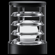 Ландшафтный светильник Maytoni Bronx O576FL-01B1 цвет плафона/подвески Прозрачный, цвет арматуры Черный-2