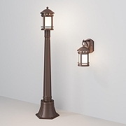 Ландшафтный светильник Maytoni Salamanca O031FL-01BR цвет плафона/подвески Белый, цвет арматуры Коричневый-2