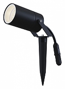 Грунтовый светильник Maytoni Scope O025FL-01B цвет плафона/подвески Черный, цвет арматуры Черный