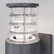 Настенный светильник Maytoni Bronx O576WL-02GR цвет плафона/подвески Прозрачный, цвет арматуры Графит-8