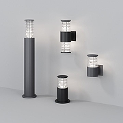 Настенный светильник Maytoni Bronx O576WL-02B цвет плафона/подвески Прозрачный, цвет арматуры Черный-5