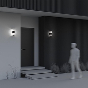 Настенный светильник Maytoni Bronx O576WL-02B цвет плафона/подвески Прозрачный, цвет арматуры Черный-10