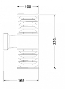 Настенный светильник Maytoni Bronx O576WL-02B цвет плафона/подвески Прозрачный, цвет арматуры Черный-11