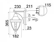 Настенный светильник Maytoni R1vol1 O027WL-01B цвет плафона/подвески Белый, цвет арматуры Черный-4