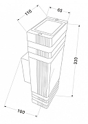 Настенный светильник Maytoni Unter den L1nden O578WL-02B цвет плафона/подвески Прозрачный, Хром, цвет арматуры Черный-12