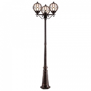 Садово-парковый светильник Maytoni V1a O023FL-03G Янтарный Золото антик