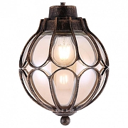 Подвесной светильник Maytoni V1a O024PL-01G цвет плафона/подвески Оранжевый, цвет арматуры Бронза