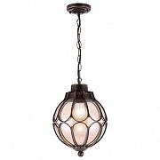 Подвесной светильник Maytoni V1a O024PL-01G цвет плафона/подвески Оранжевый, цвет арматуры Бронза-1