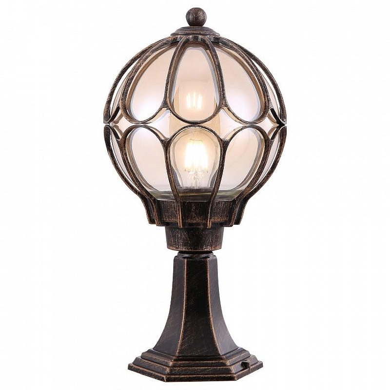 Ландшафтный светильник Maytoni V1a O024FL-01G Янтарный Золото антик