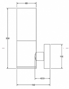 Настенный светильник Maytoni W1ll1s O418WL-01B цвет плафона/подвески Белый, цвет арматуры Черный-9