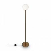 Торшер Maytoni Ring MOD013FL-01BS цвет плафона/подвески Белый, цвет арматуры Латунь-1