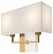 Настенный светильник Maytoni B1anco Z030WL-02BS цвет плафона/подвески Белый, цвет арматуры Белый, Латунь