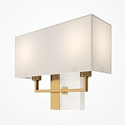 Настенный светильник Maytoni B1anco Z030WL-02BS цвет плафона/подвески Белый, цвет арматуры Белый, Латунь-1