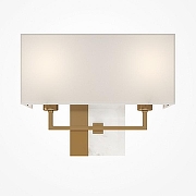 Настенный светильник Maytoni B1anco Z030WL-02BS цвет плафона/подвески Белый, цвет арматуры Белый, Латунь-2