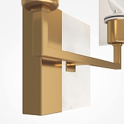 Настенный светильник Maytoni B1anco Z030WL-02BS цвет плафона/подвески Белый, цвет арматуры Белый, Латунь-3