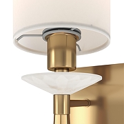 Настенный светильник Maytoni B1anco MOD224WL-01BS1 цвет плафона/подвески Белый, цвет арматуры Латунь-3