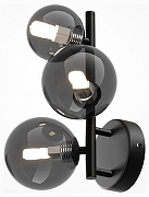 Настенный светильник Maytoni Dallas MOD545WL-03B цвет плафона/подвески Светло-серый, цвет арматуры Черный-1