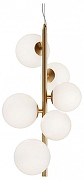 Подвесной светильник Maytoni Dallas MOD545PL-06BS цвет плафона/подвески Белый, цвет арматуры Золото