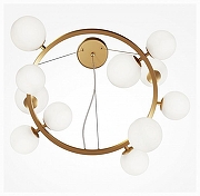 Подвесной светильник Maytoni Dallas MOD545PL-11BS цвет плафона/подвески Белый, цвет арматуры Золото-3