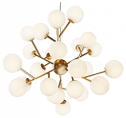 Подвесной светильник Maytoni Dallas MOD545PL-24BS цвет плафона/подвески Белый, цвет арматуры Золото