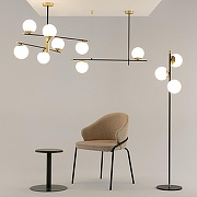 Подвесной светильник Maytoni Nostalg1a MOD048PL-02G цвет золото, черный-8