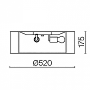 Потолочный светильник Maytoni Bergamo MOD613CL-03W1 цвет плафона/подвески Белый, цвет арматуры Белый-7