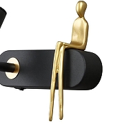 Настенный светильник Artelamp Albert A2173AP-1BK цвет плафона/подвески Черный, цвет арматуры Черный-1