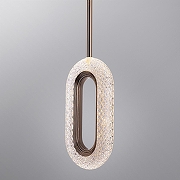 Подвесной светильник Artelamp Ovale A2489SP-1GO цвет плафона/подвески Прозрачный, цвет арматуры Золото-2