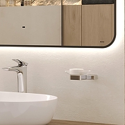 Зеркало Bond Loft 100x80 M35ZE-10080 с подсветкой Черное глянцевое с бесконтактным выключателем-5