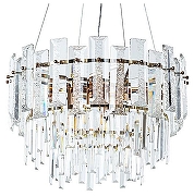 Люстра Artelamp Nicoletta A1052SP-8GO цвет плафона/подвески Прозрачный, цвет арматуры Золото